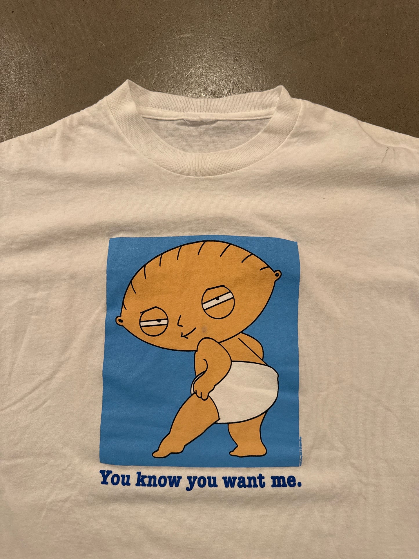 Vintage Family Guy Stevie Griffin You Know You Want Me Tee