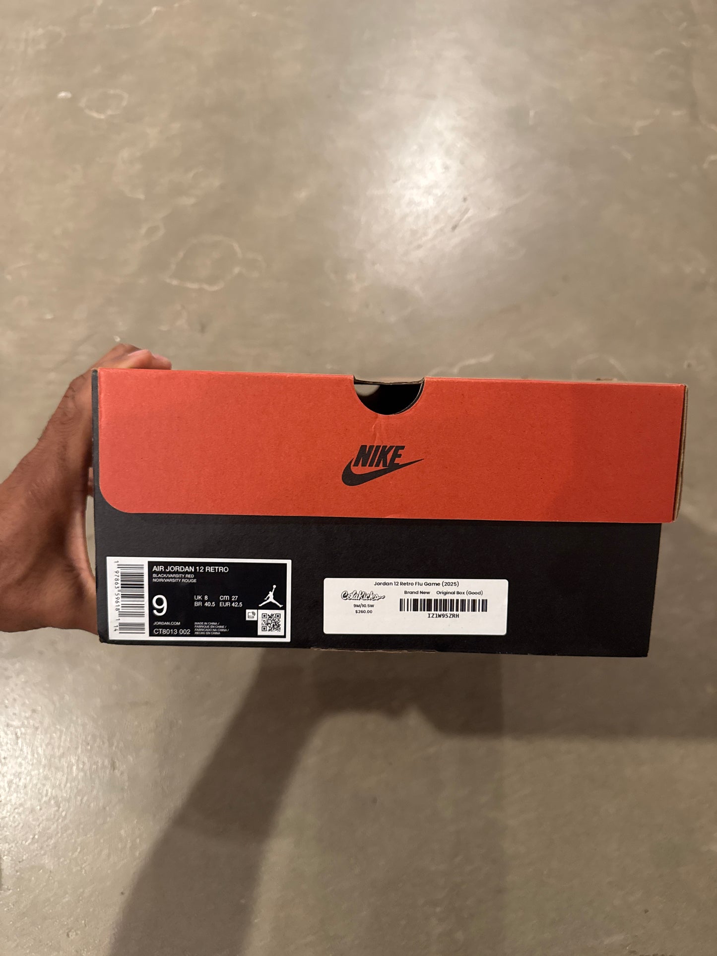 Jordan Retro 12 Flu Game 2025