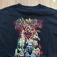 Vintage 90s Maná Latin Rock Band Graphic Black Tee