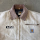 Vintage Carhartt Detroit Distressed Tan Sun Faded Jacket