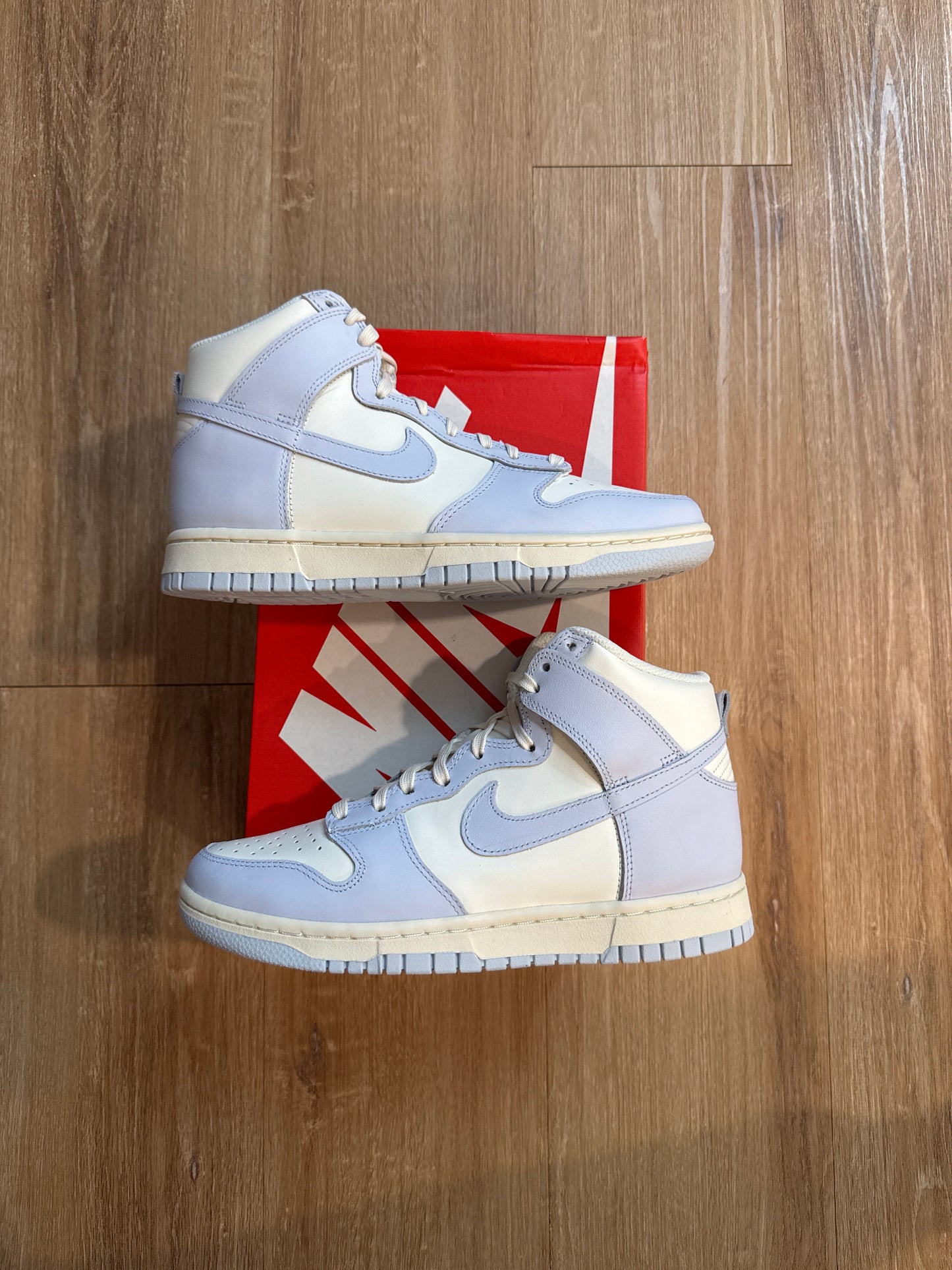 Nike Dunk High Sail Football Grey