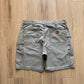 Vintage Carhartt Paint Splatter Dark Tan Dungaree Fit Carpenter Shorts