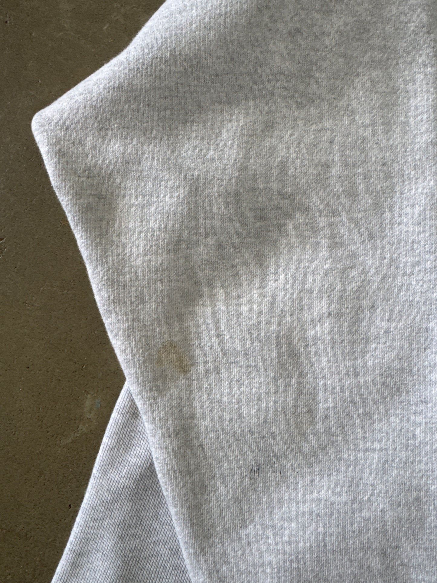 Vintage Champion Reverse Weave Heather Grey Hooded Zip Up