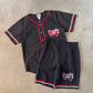 Vintage U.S. Sportswear Chicago Bulls Baseball Jersey Shorts Set