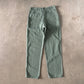 Vintage 70s Vietnam Era OG-107 Military Utility US Army Fatigue Olive Green Trousers