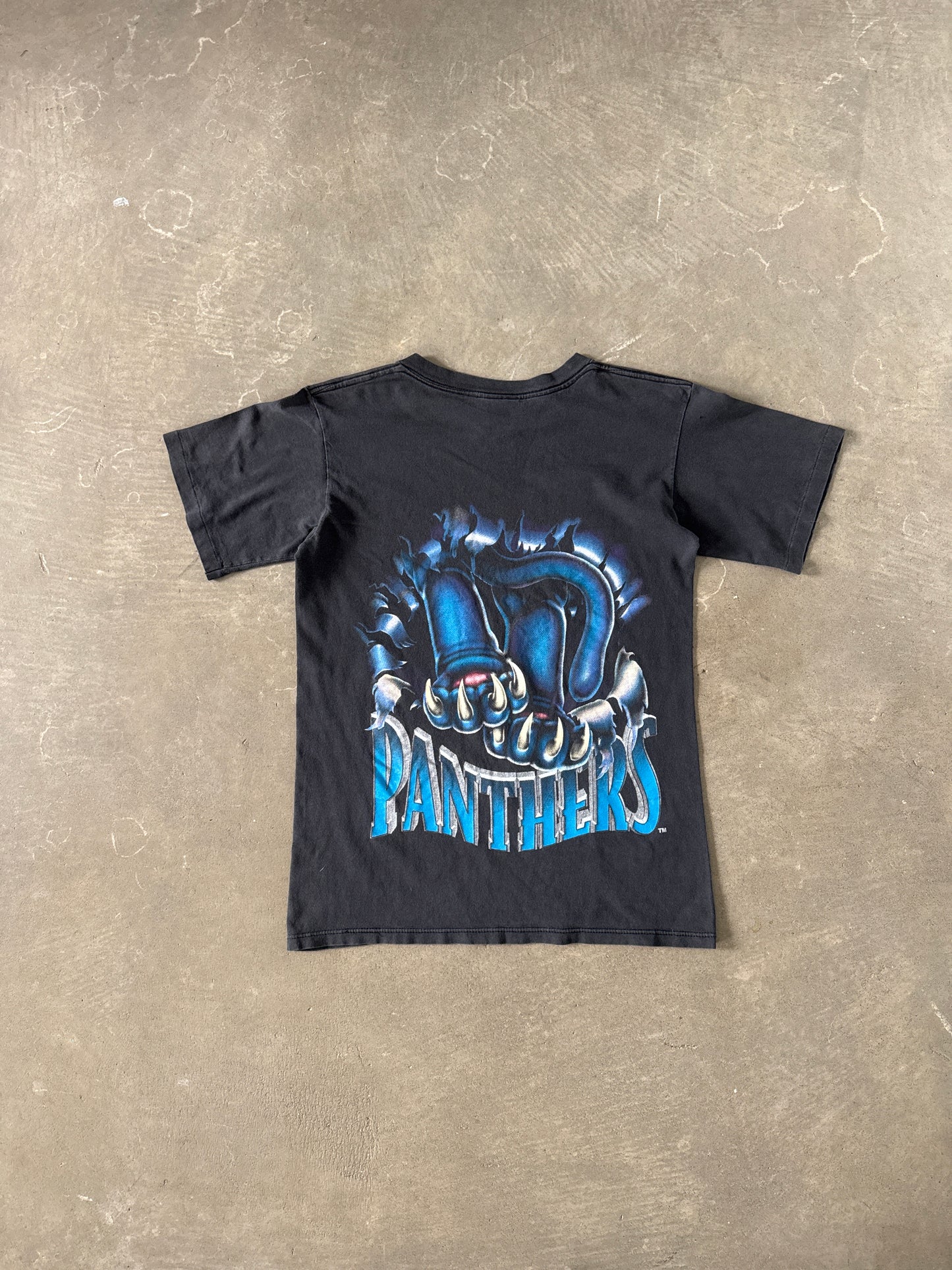 Vintage 1993 Nutmeg Carolina Panthers Break Thru Tee
