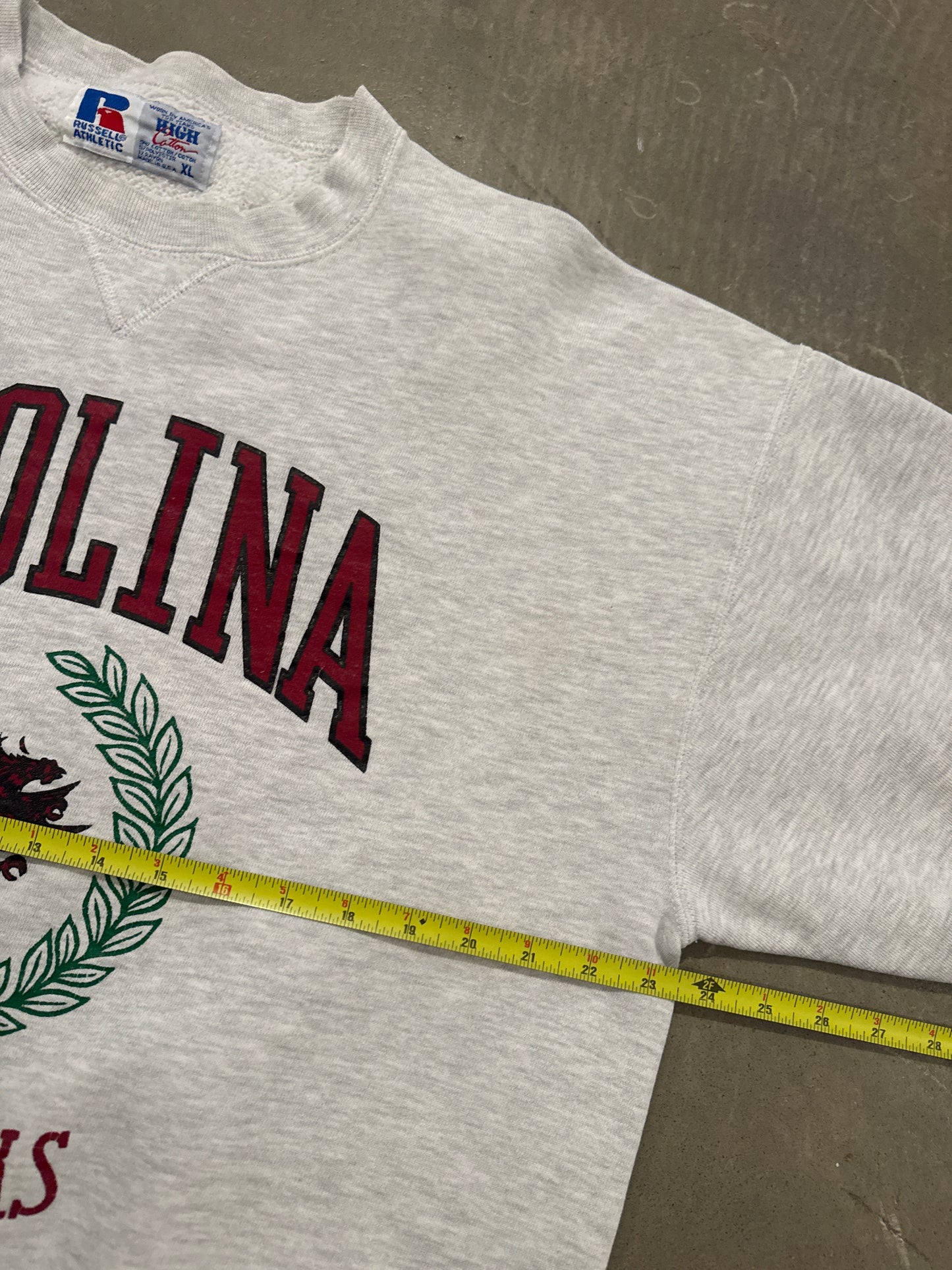 Vintage 90s Russell Athletic University Of South Carolina Gamecocks Sweatshirt
