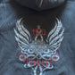 Vintage Y2K Women’s Harley Davidson Hooded Zip Up Jacket