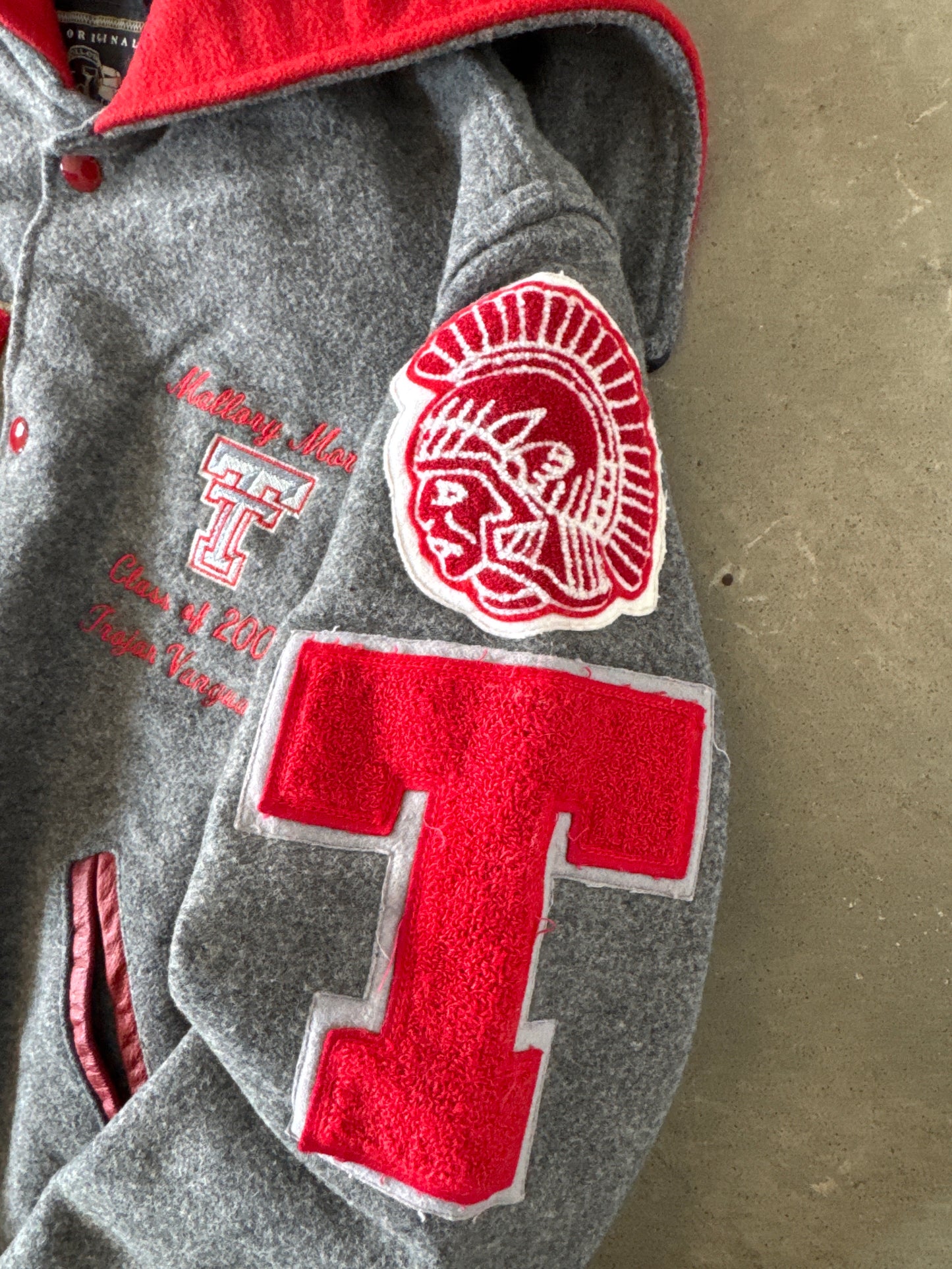 Y2K 2009 Trojans Vanguard Honors Band Varsity Letterman Jacket