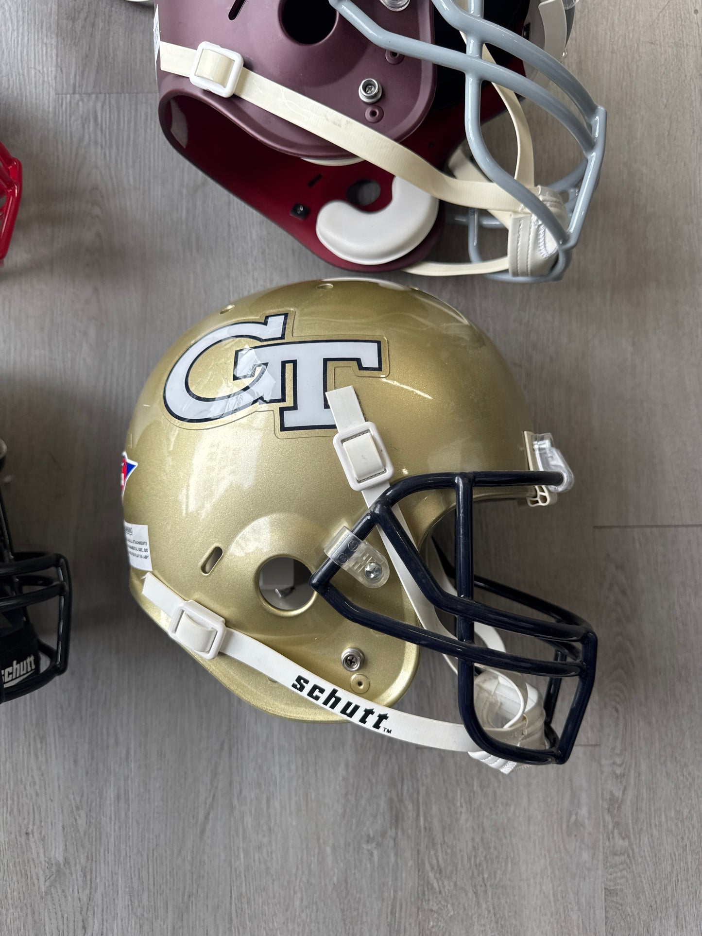 NCAA Schutt XP Full Size REPLICA Gameday Football Helmet Bundle