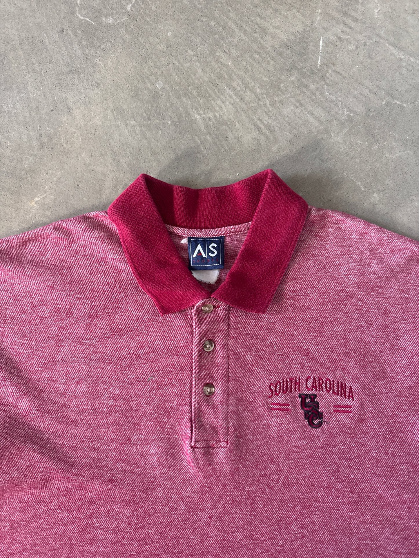 Vintage University Of South Carolina Gamecocks Polo Shirt