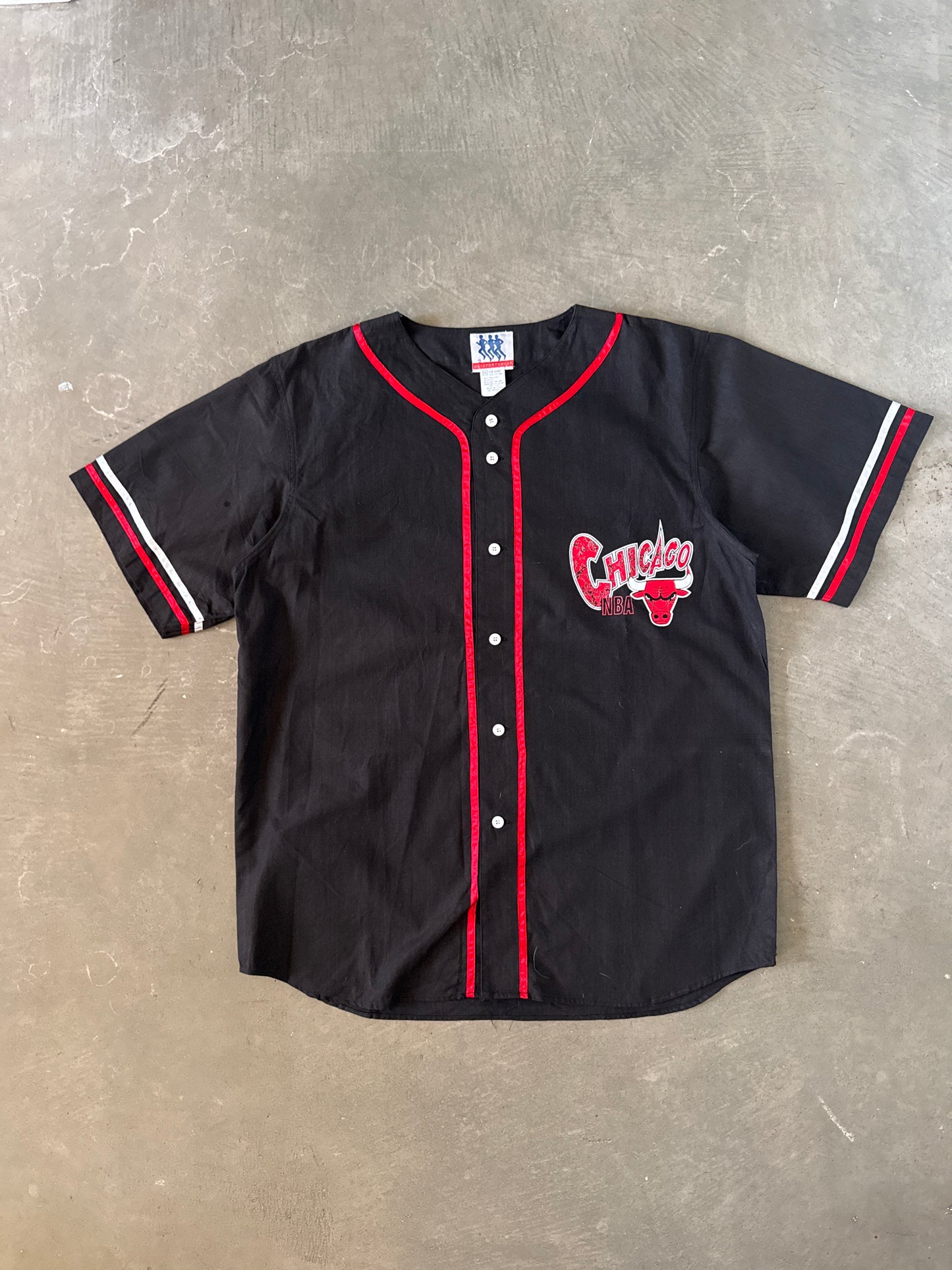Vintage U.S. Sportswear Chicago Bulls Baseball Jersey Shorts Set