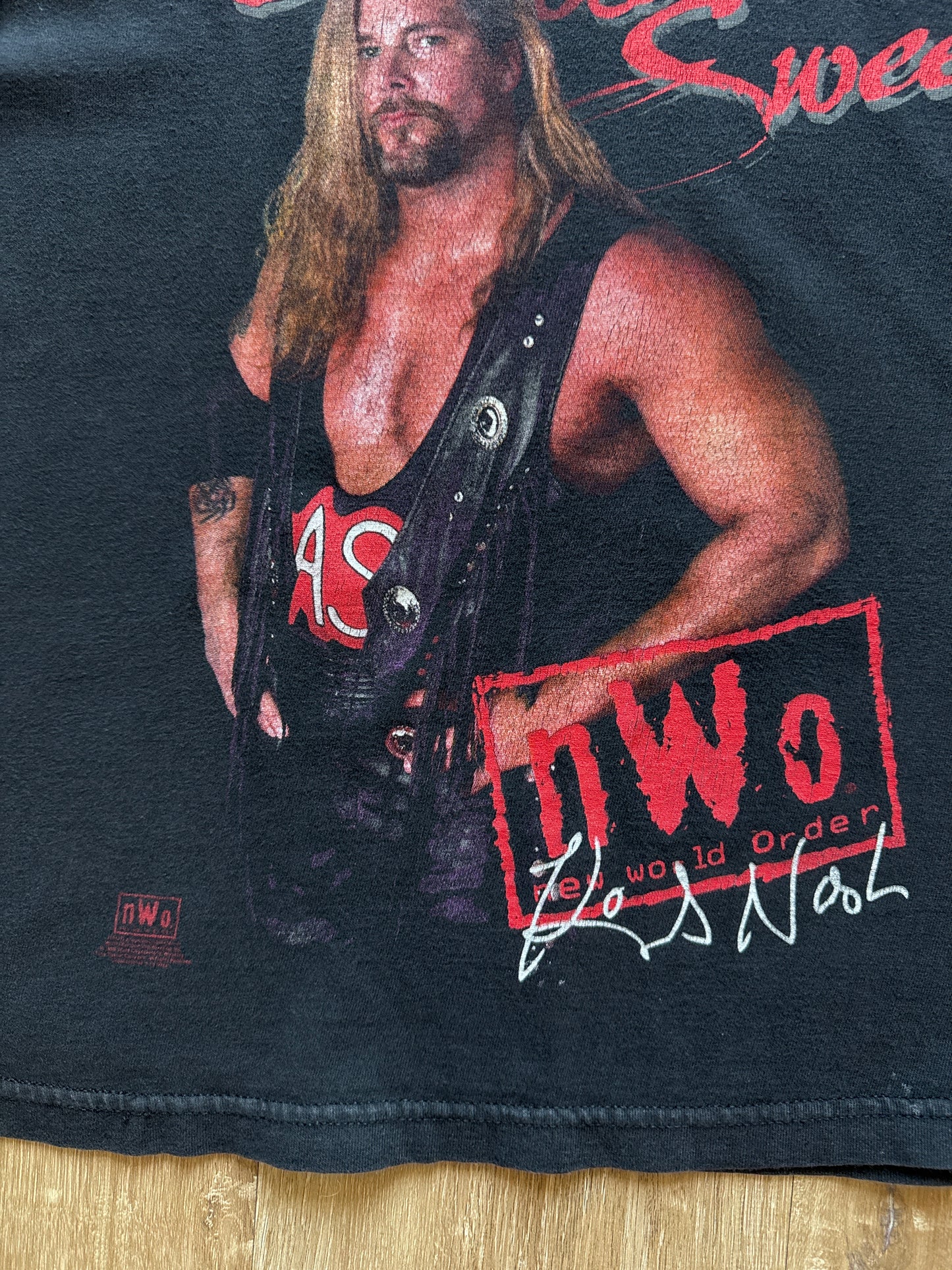 Vintage 1998 Youth WCW Kevin Nash Tee Sweet Wrestling Tee