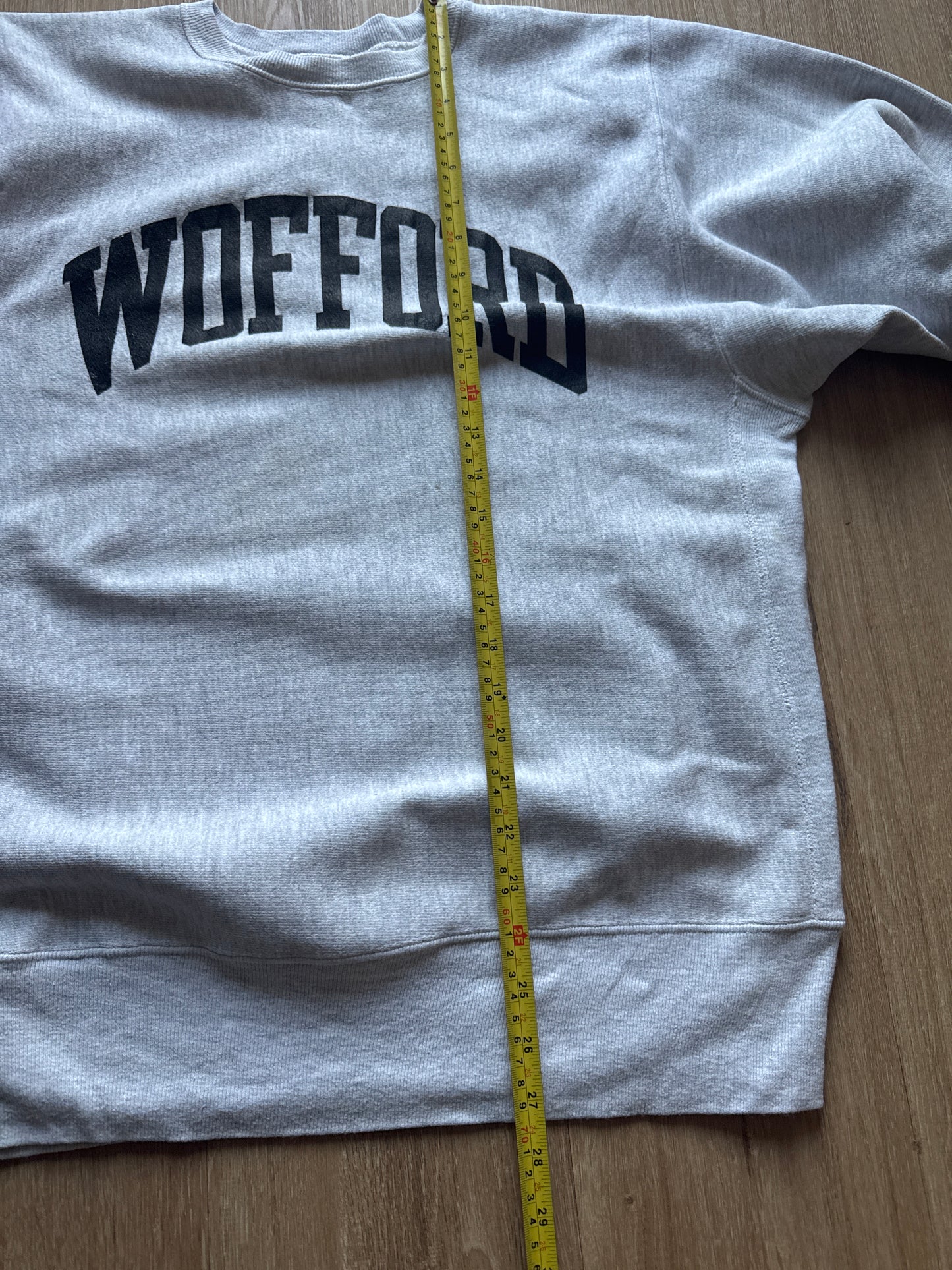Vintage 1980s Champion Reverse Weave Wofford University College Sweatshirt Crewneck