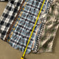 Needles Rebuild By Needles 7 Cut Reworked Flannel Button Up Shirt