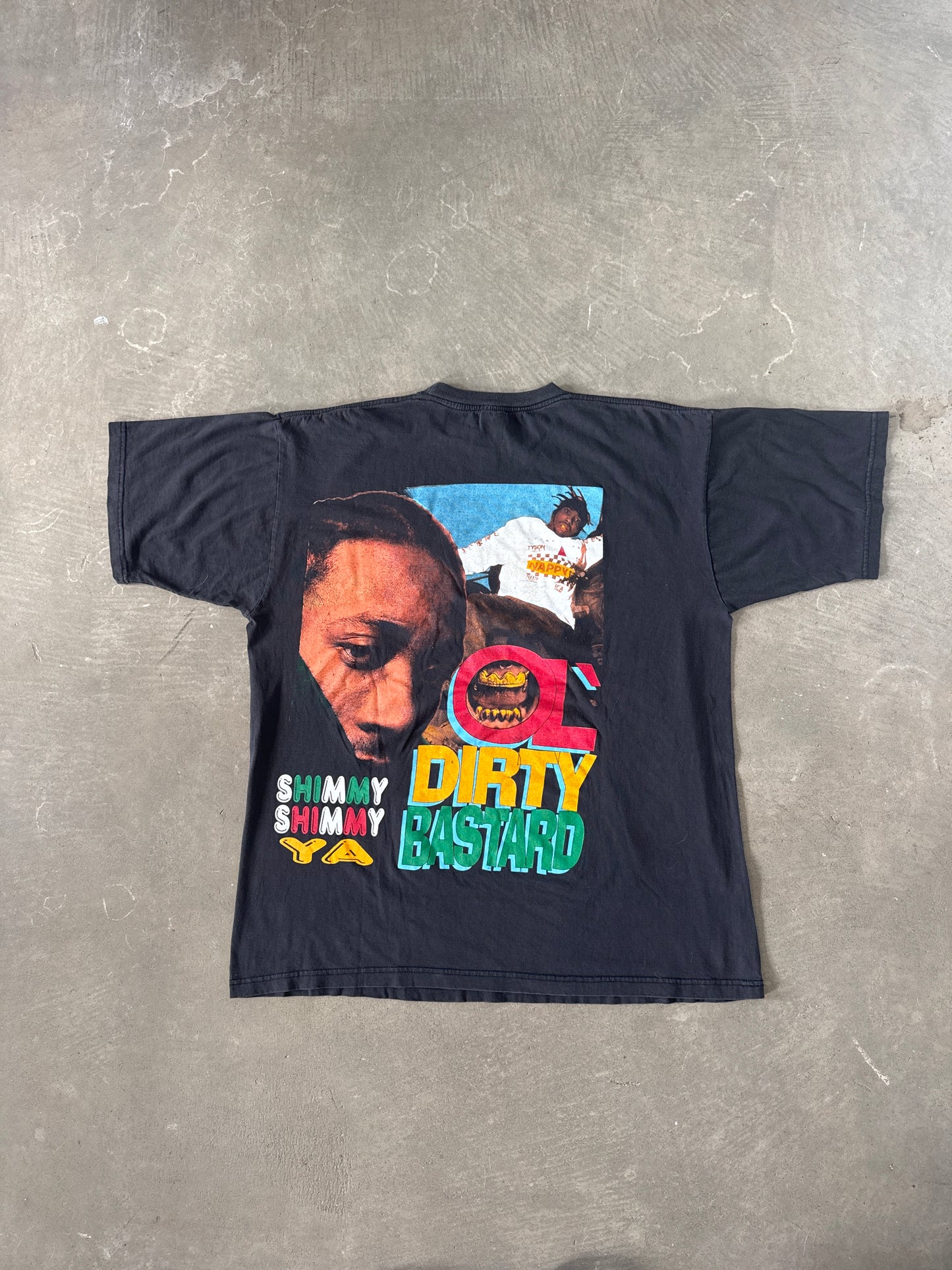 Vintage 1995 Ol’ Dirty Bastard ODB Wu Tang Clan Hip Hop Rap Tee