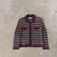 Vintage 80s Women’s San Remo Acrylic Knit Zip Up Jacket