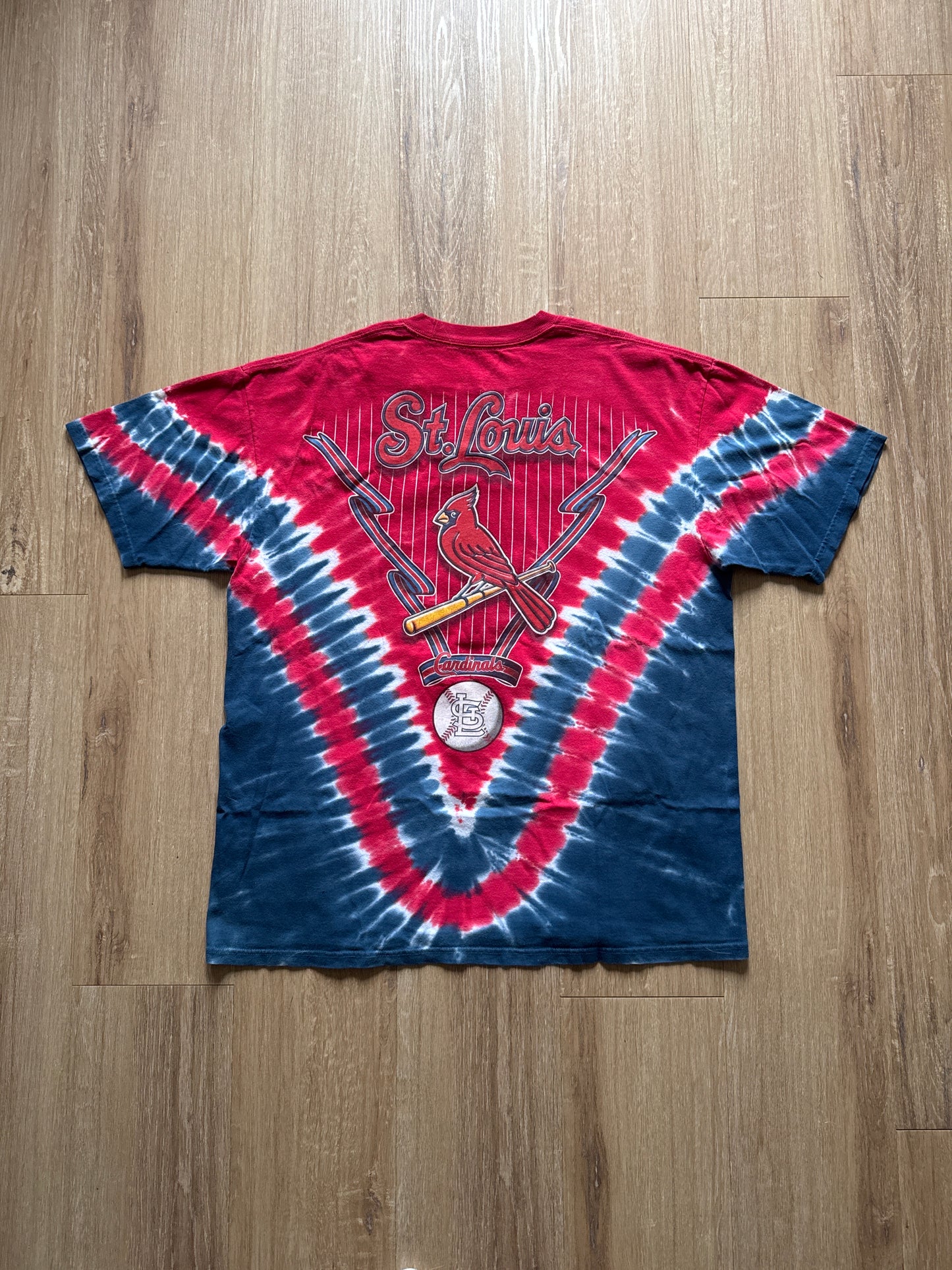 Liquid Blue St. louis Cardinals Tue Due Tee