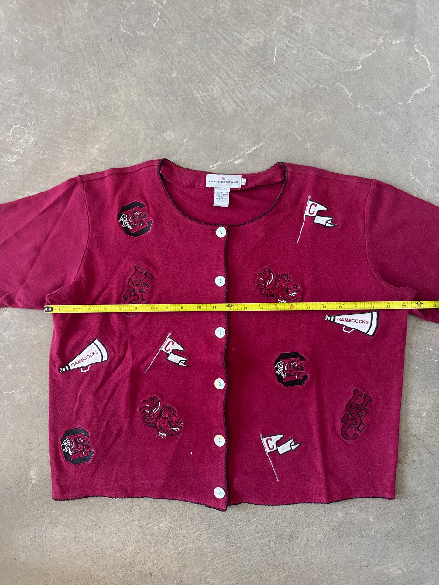Vintage Women’s University Of South Carolina Gamecocks Blouse