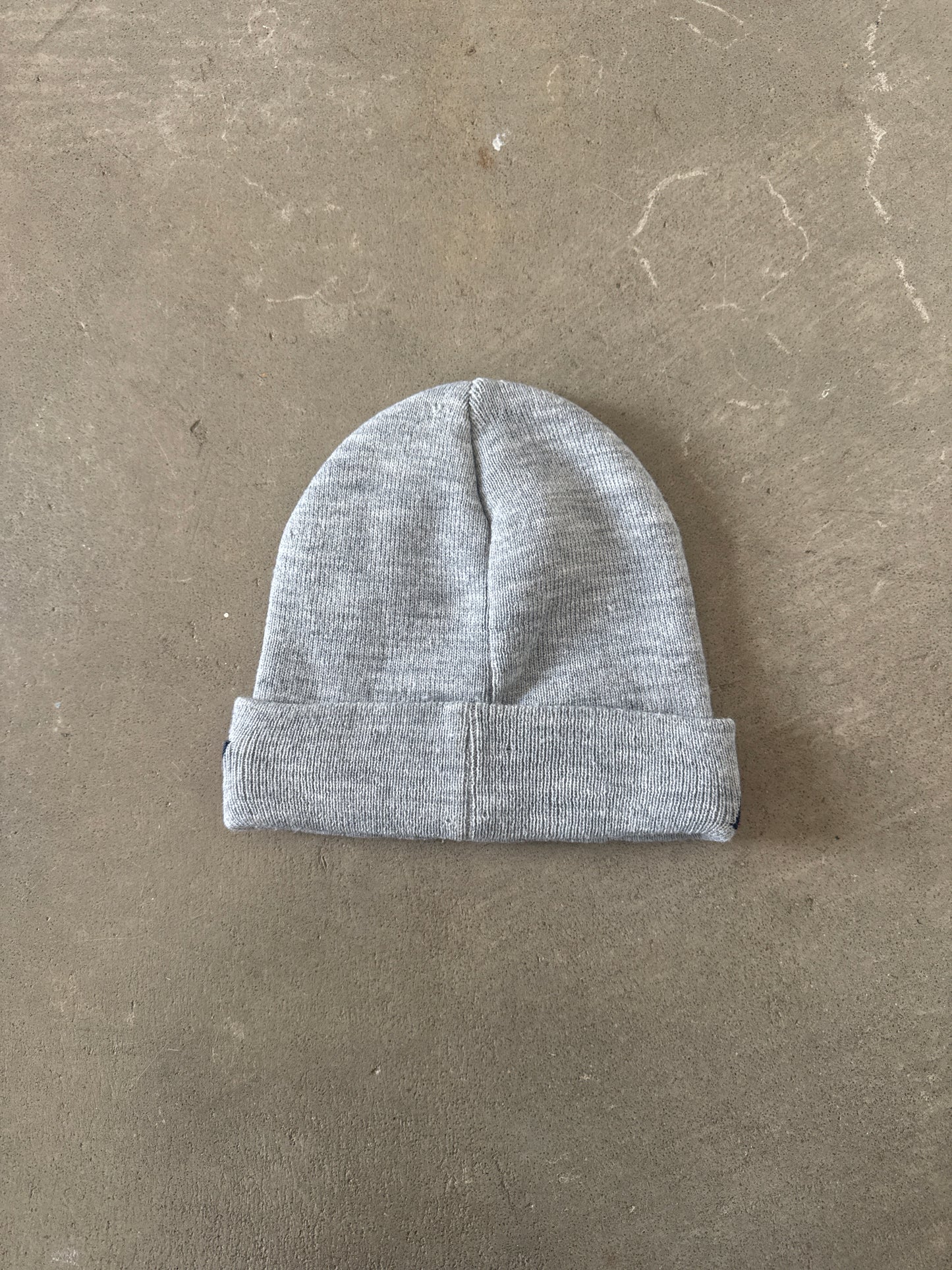 Supreme Felt Logo Heather Grey Beanie