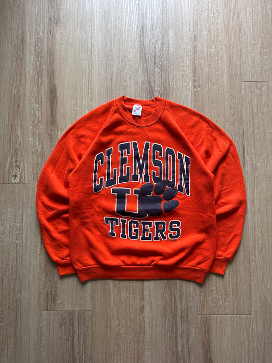 Vintage University Of Clemson Tigers Sweatshirt
