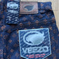 Vintage 90s Veezo Wear Monogram Designer Denim Jeans