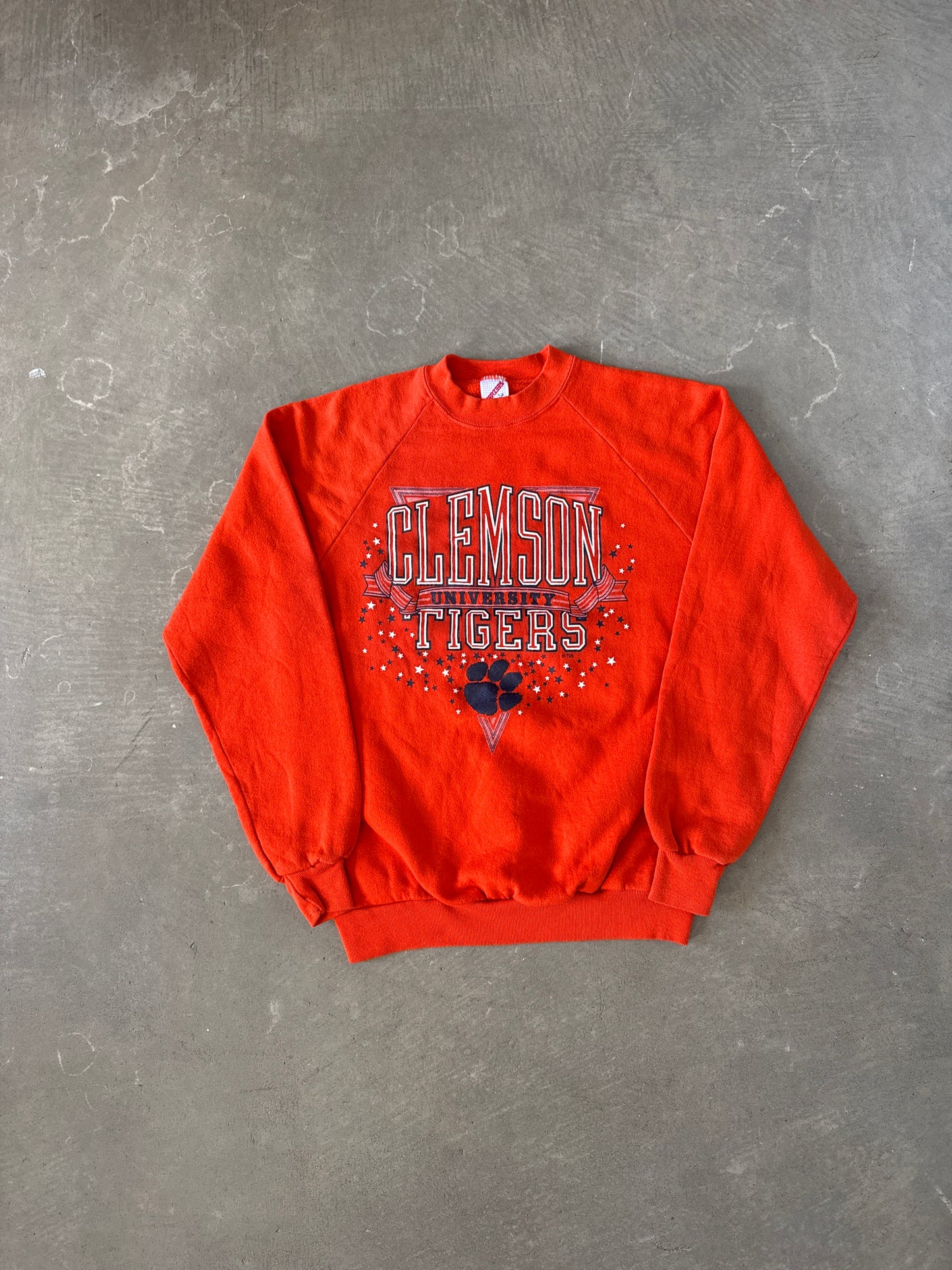 Vintage 90s Clemson University Tigers Sweatshirt