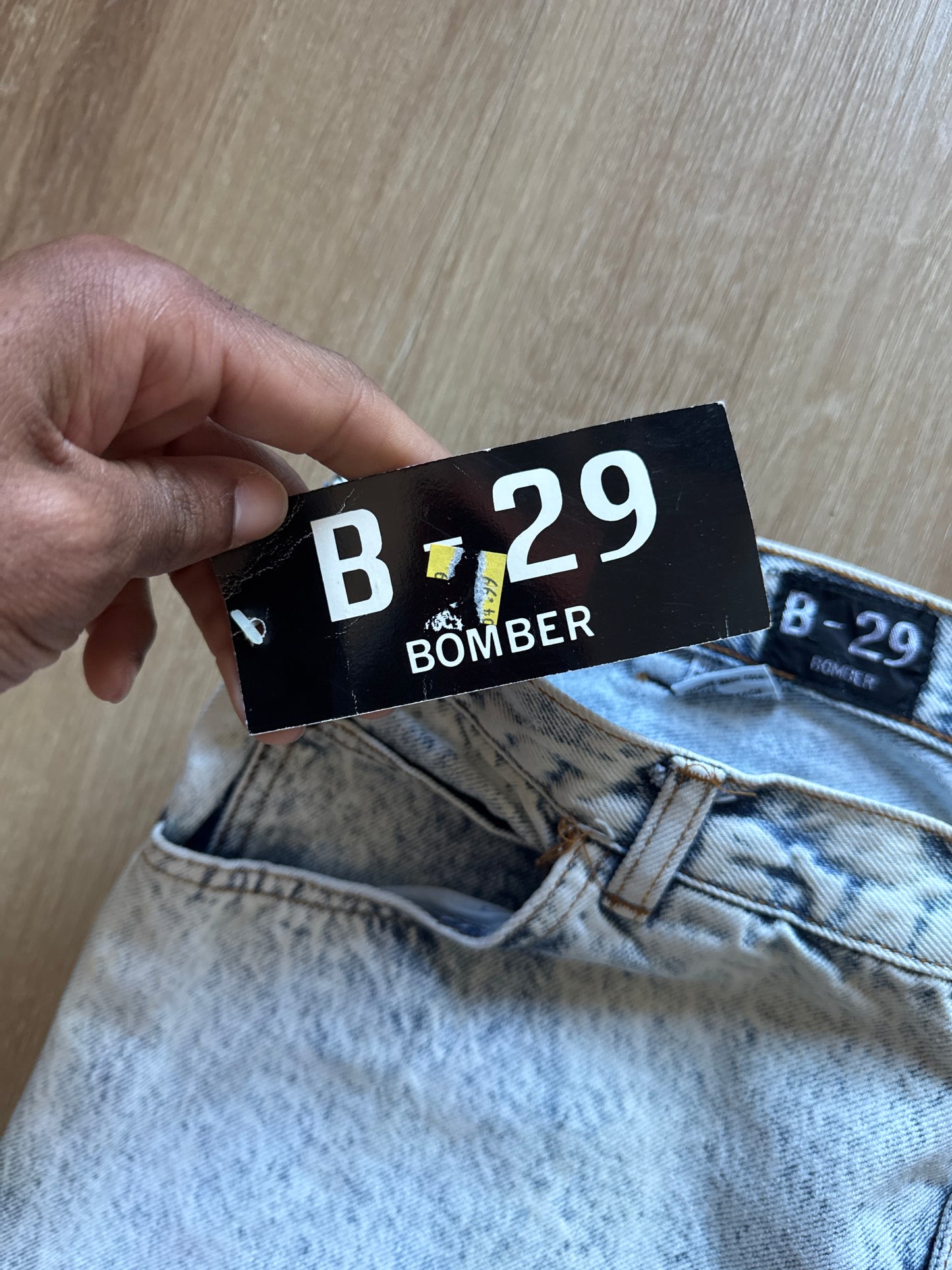 Vintage 90s B-29 Bomber Malcolm X By Ant Means Necessary Light Washed Denim Patched Jeans