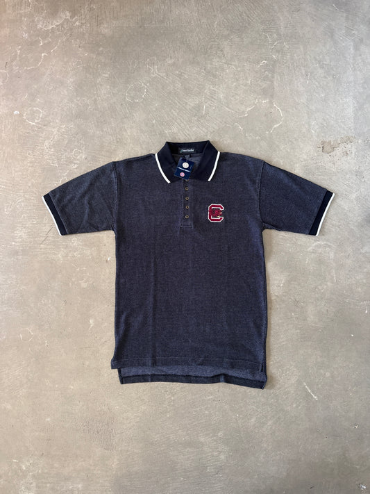Vintage University Of South Carolina Gamecocks Embroidered Logo Polo Shirt
