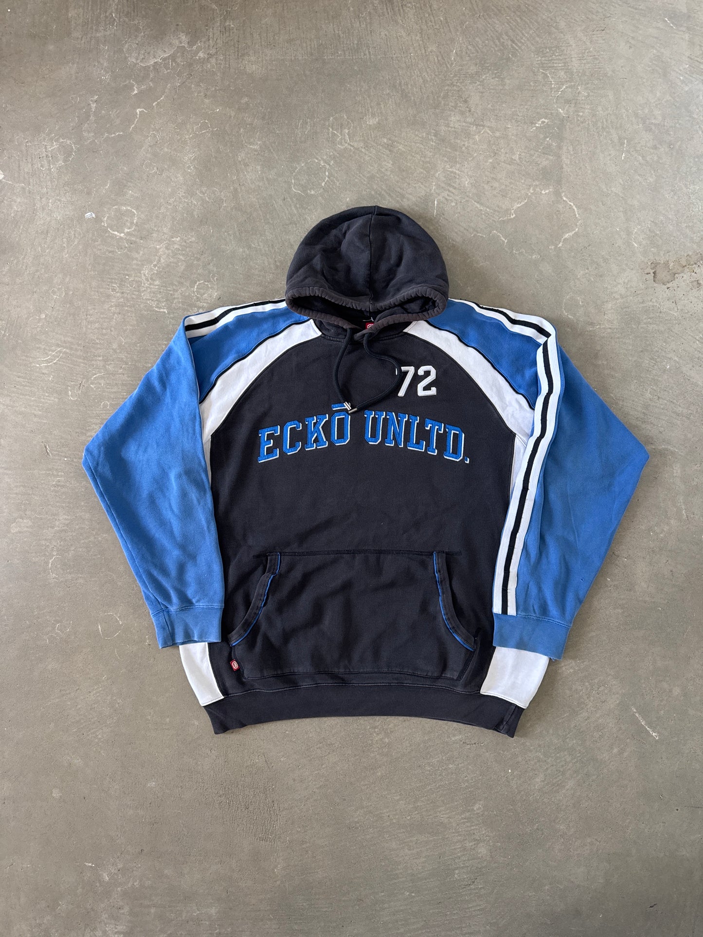 Y2K Ecko Unlimited Embroidered Logo Hoodie