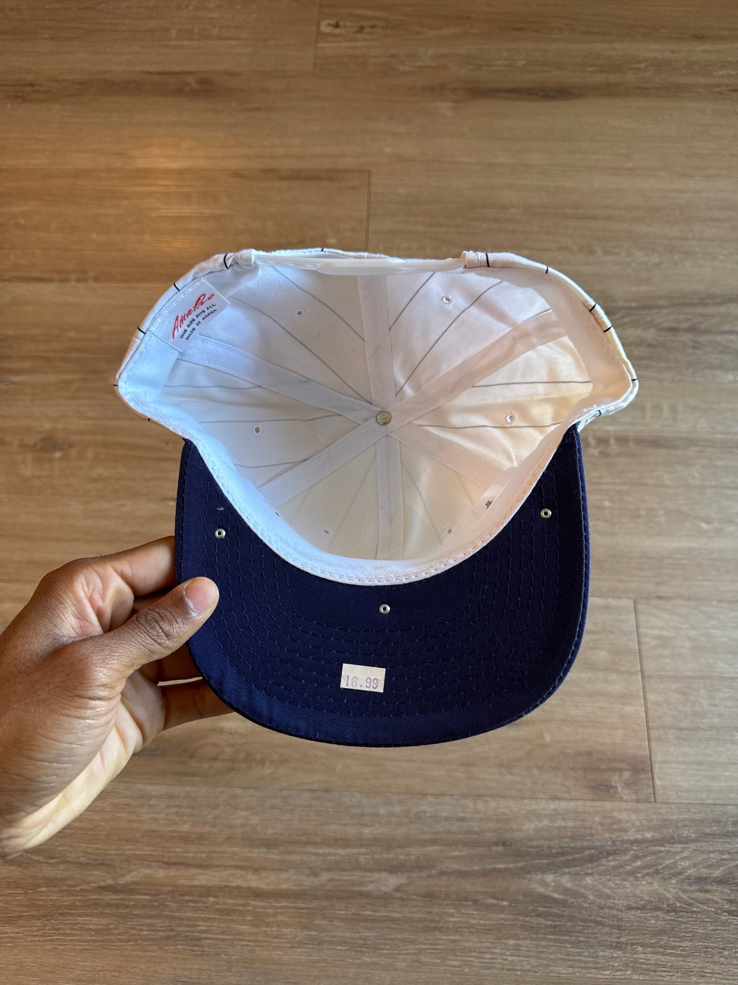 Vintage 90s Oakland Raiders Metal Plate Snap Back Hat