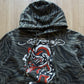 Ed Hardy Dragon Zebra Camo Christian Audigier Pullover Hoodie
