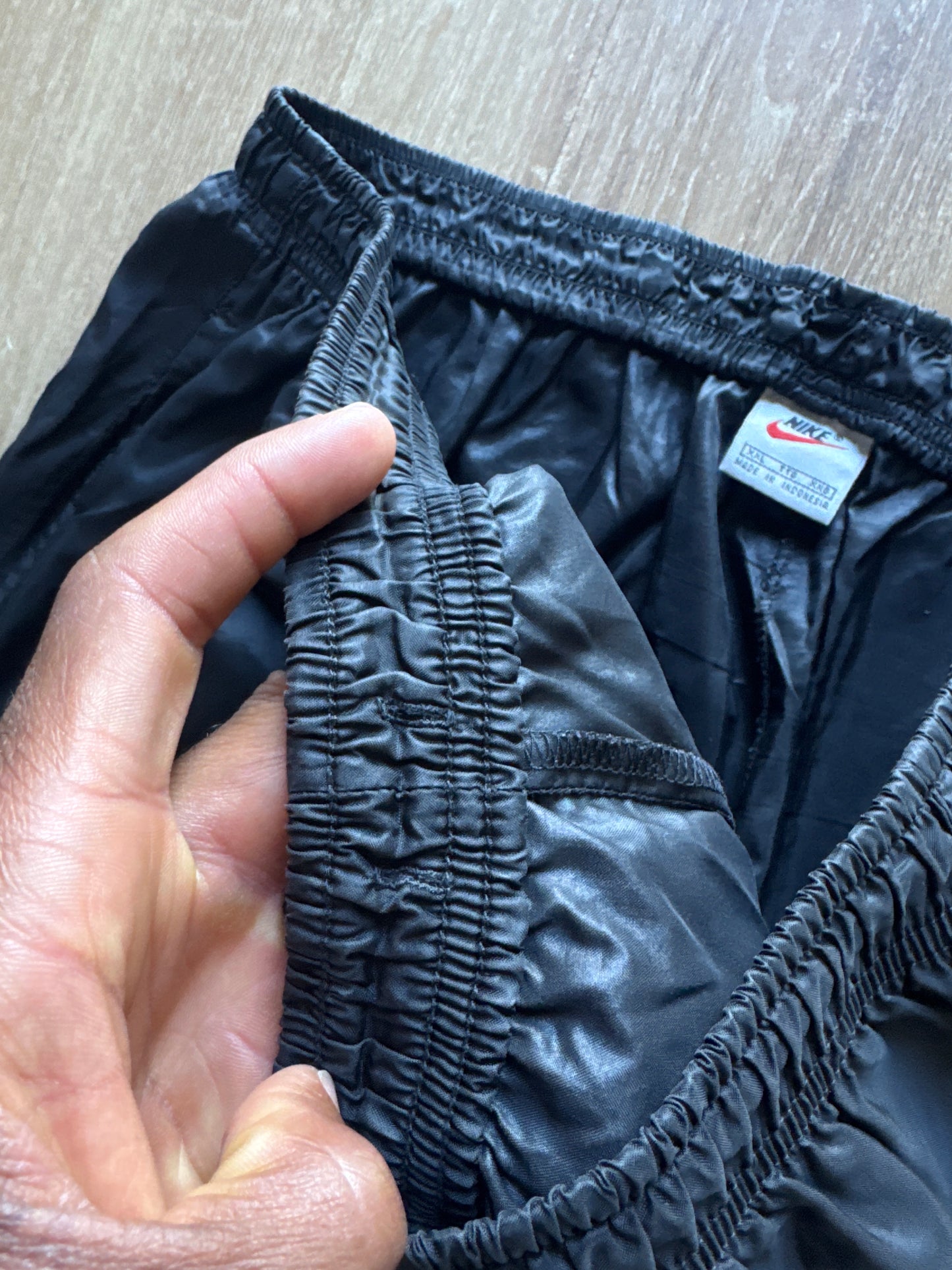 Vintage Nike Black Logo Track Pants