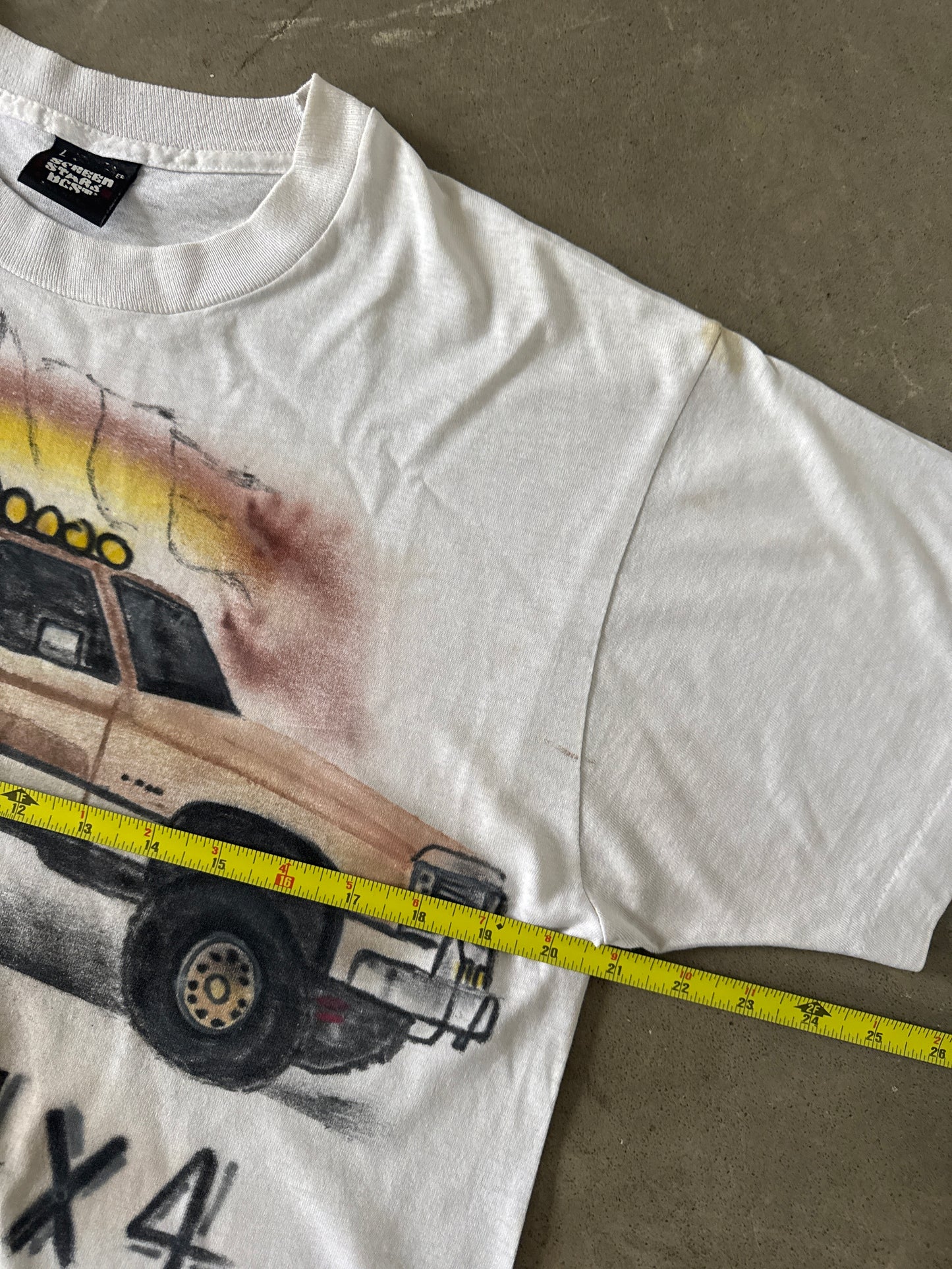 Vintage 80s 4x4 Off Road Lifted Square Body Truck Tee