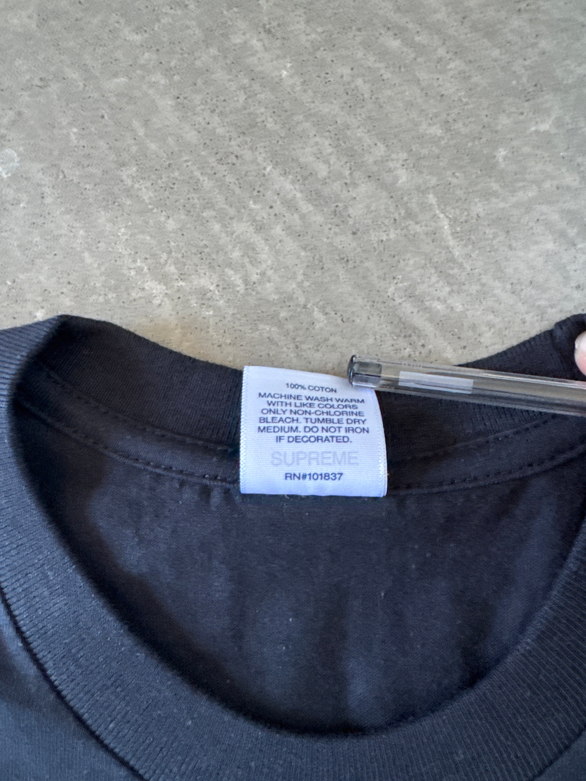 Supreme It Gets Better Every Time Black Tee