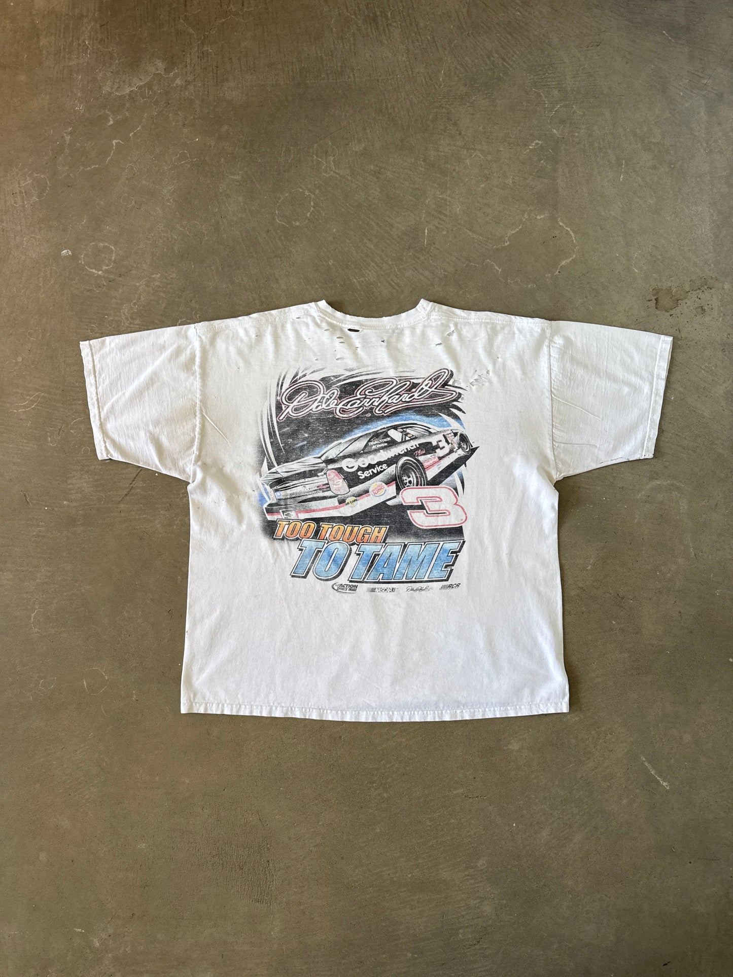 Vintage Chase Authentic’s Dale Earnhardt The Intimidator Distressed Tee