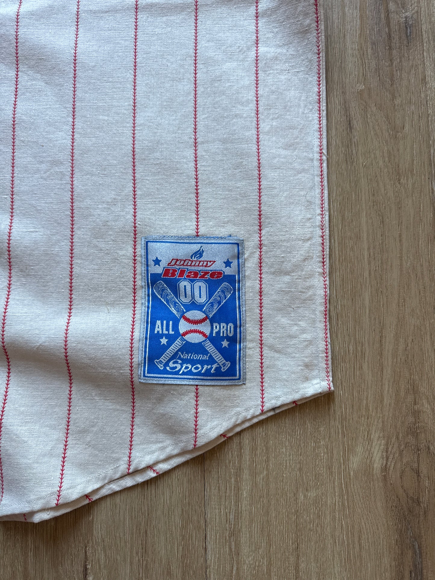 Vintage 90s Y2K Johnny Blaze Method Man Wu-Tang Clan Rap Hip-Hop Old School Baseball Jersey