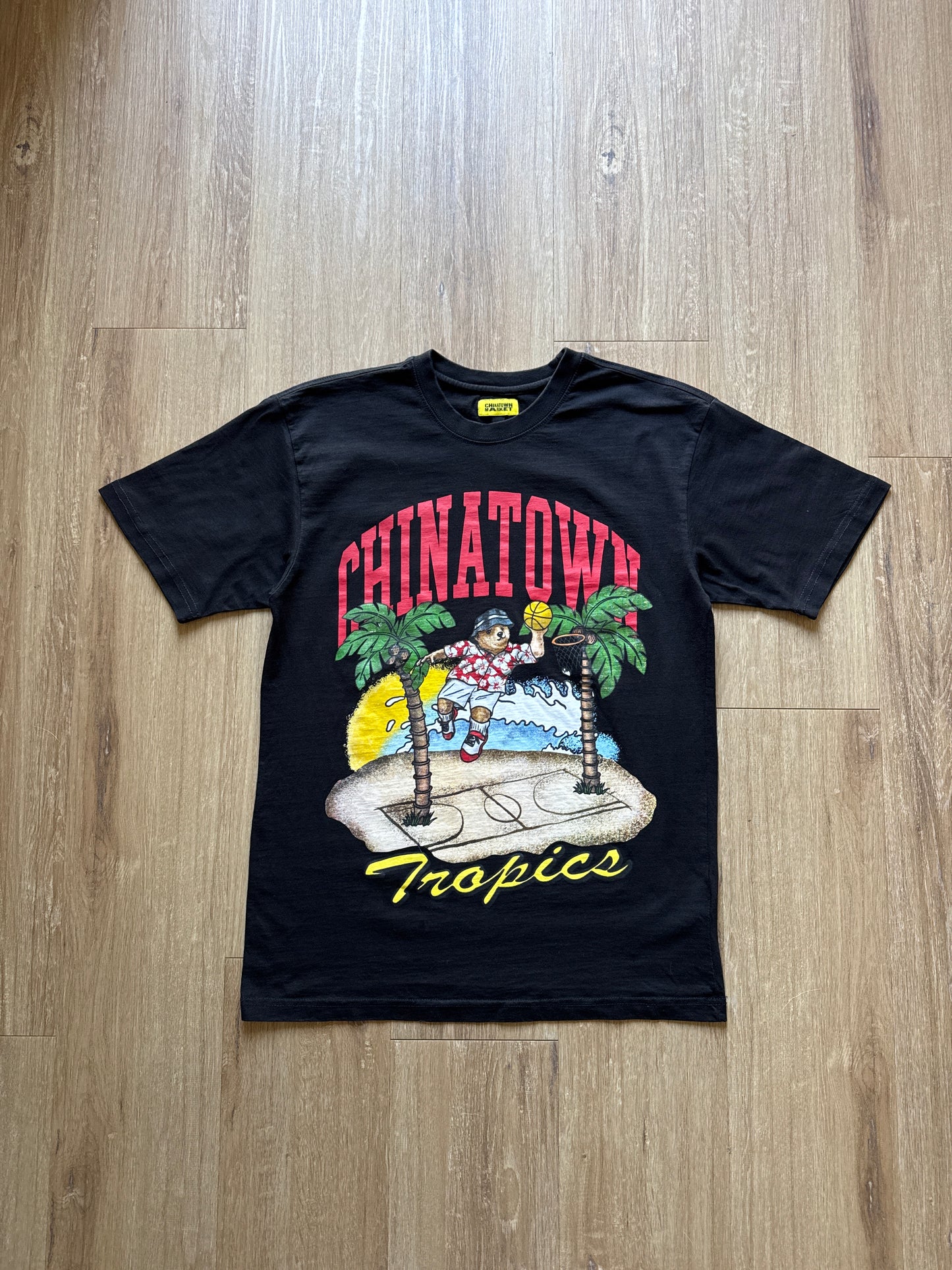 Chinatown Market Dunking Bear By The Water Tee