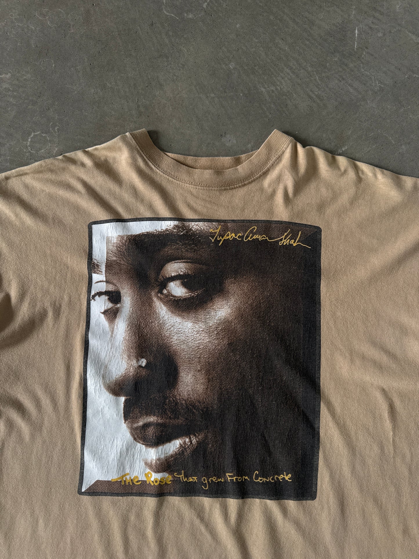 Vintage Tupac Shakur 2 Pac The Rose That Grew From Concrete Promo Rap Tee