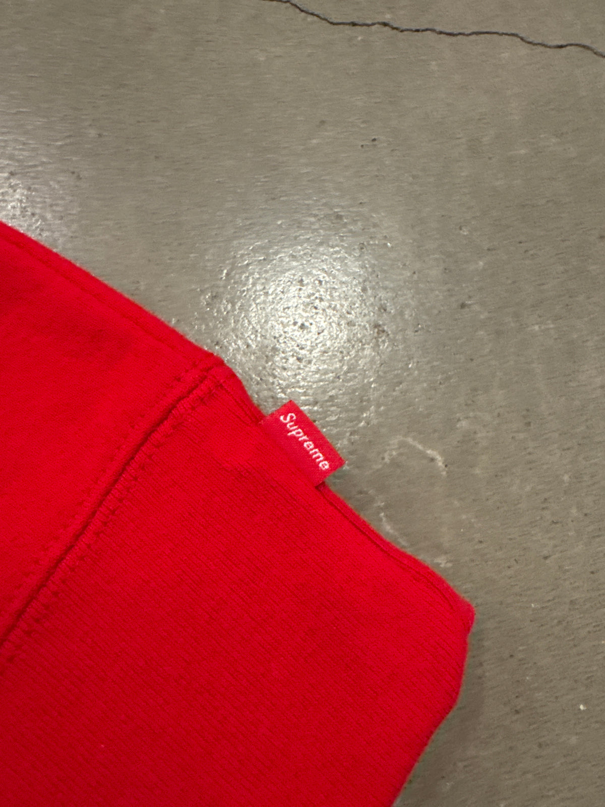 Supreme Futura Logo Red Crewneck (FW20)