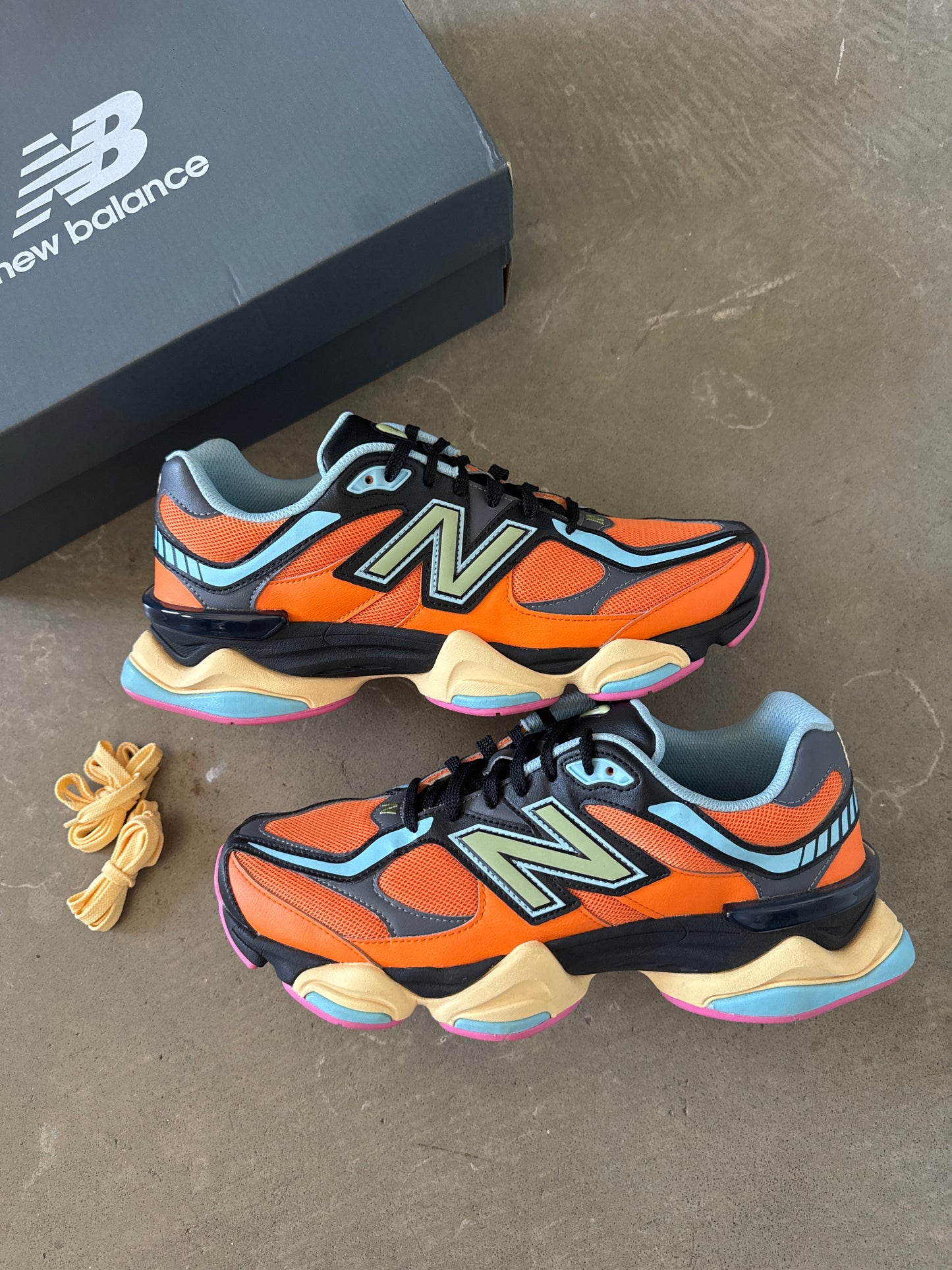 New Balance 9060 Sun Glow Team Sky Blue
