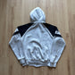 Vintage 80s Nike Logo Hooded Zip Up