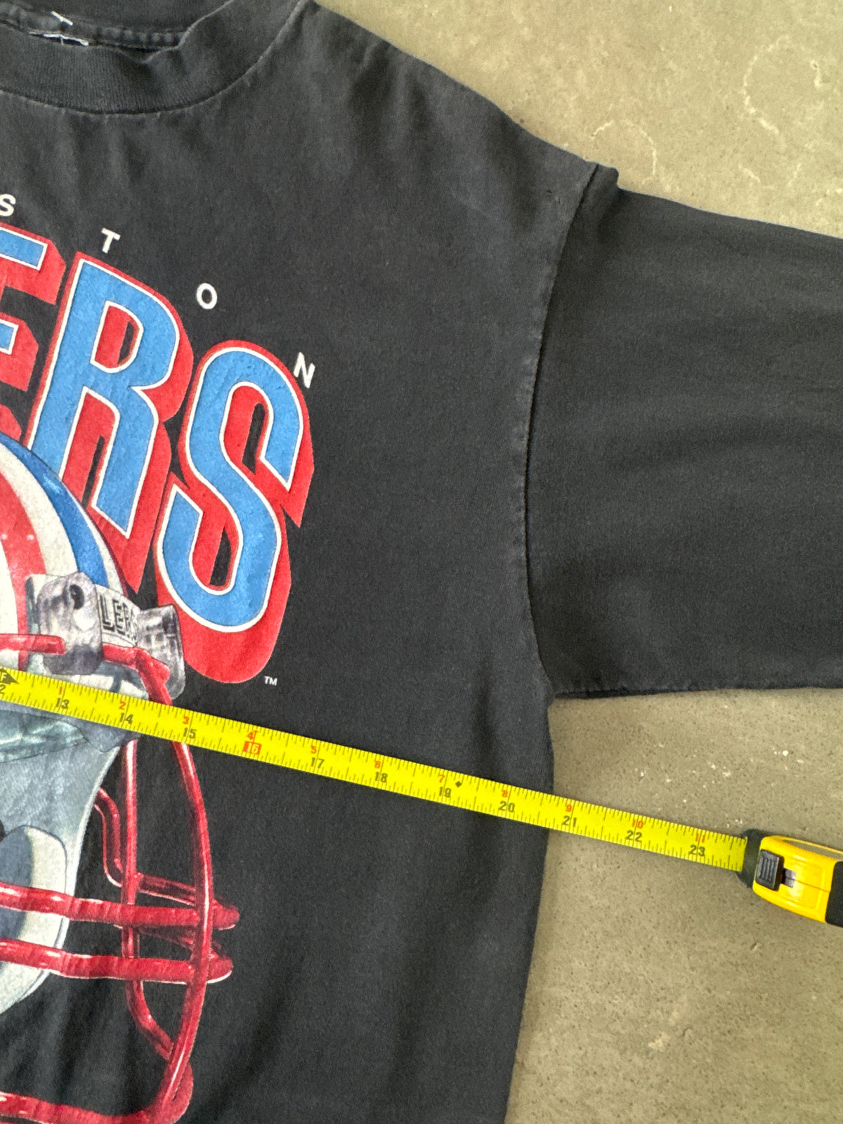 Vintage 90s Salem Sportswear Houston Oilers Helmet Tee