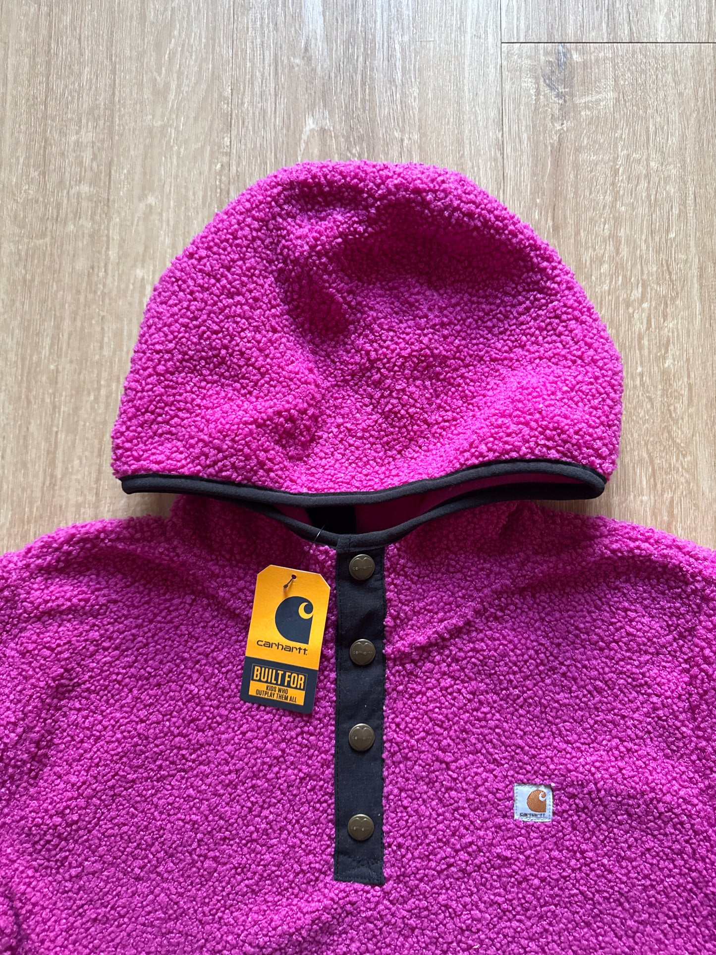Carhartt Youth Quarter Snap Fleece Sherpa Pullover Jacket