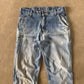 Vintage Carhartt Relaxed Fit Distressed Double Knee Pants