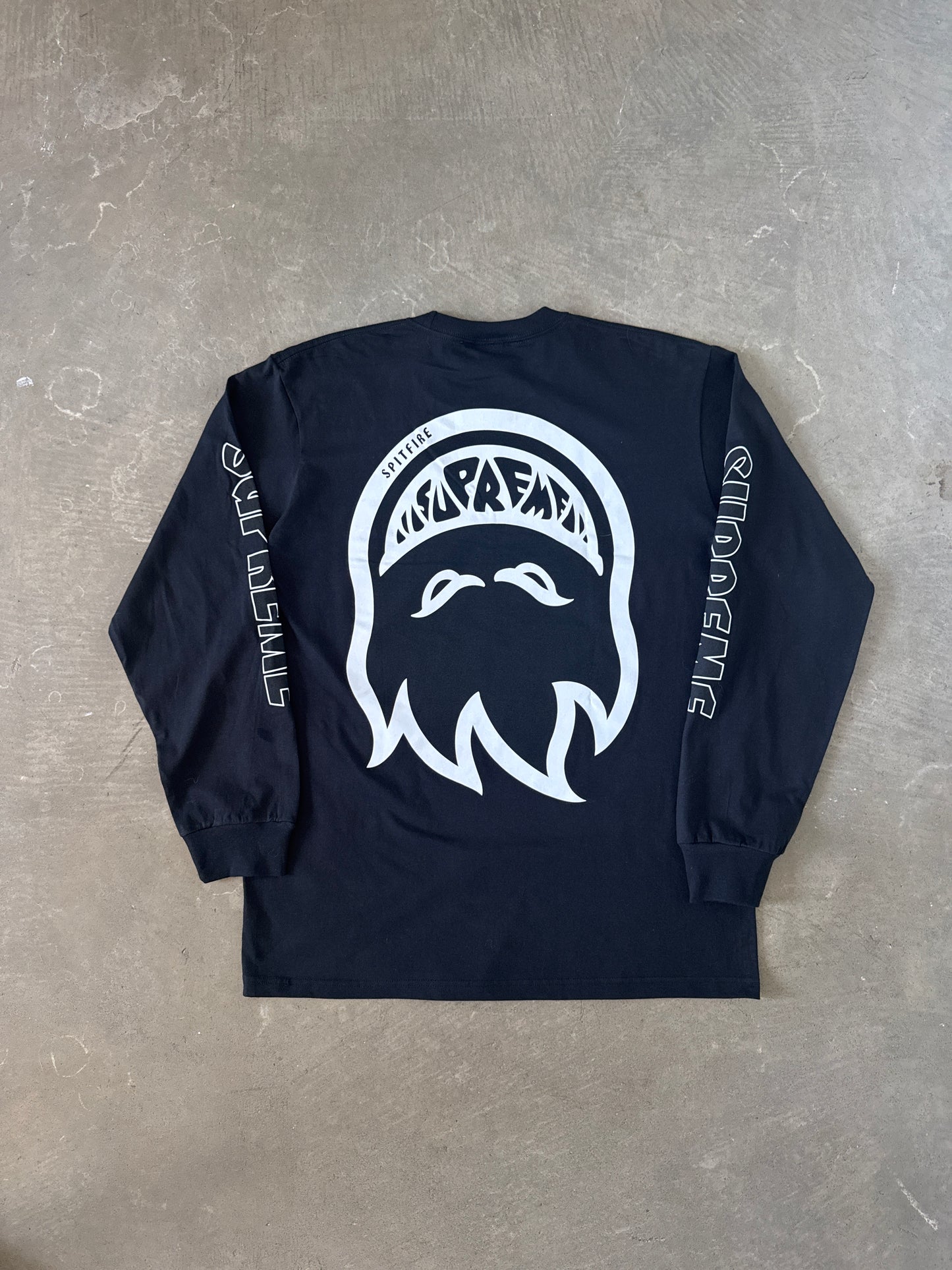 Supreme Spitfire Bighead Long Sleeve Black Tee