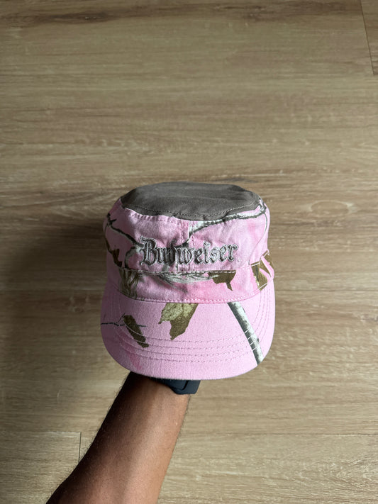 Y2K Budweiser Women’s Pink Forest Camo Hat