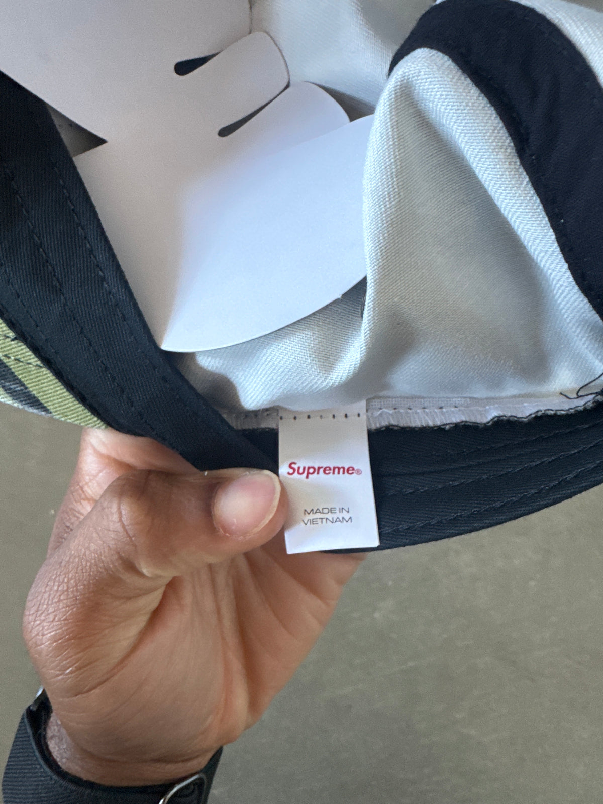 Supreme 5-Panel Predator Olive Camo Camp Cap Hat (FW26)