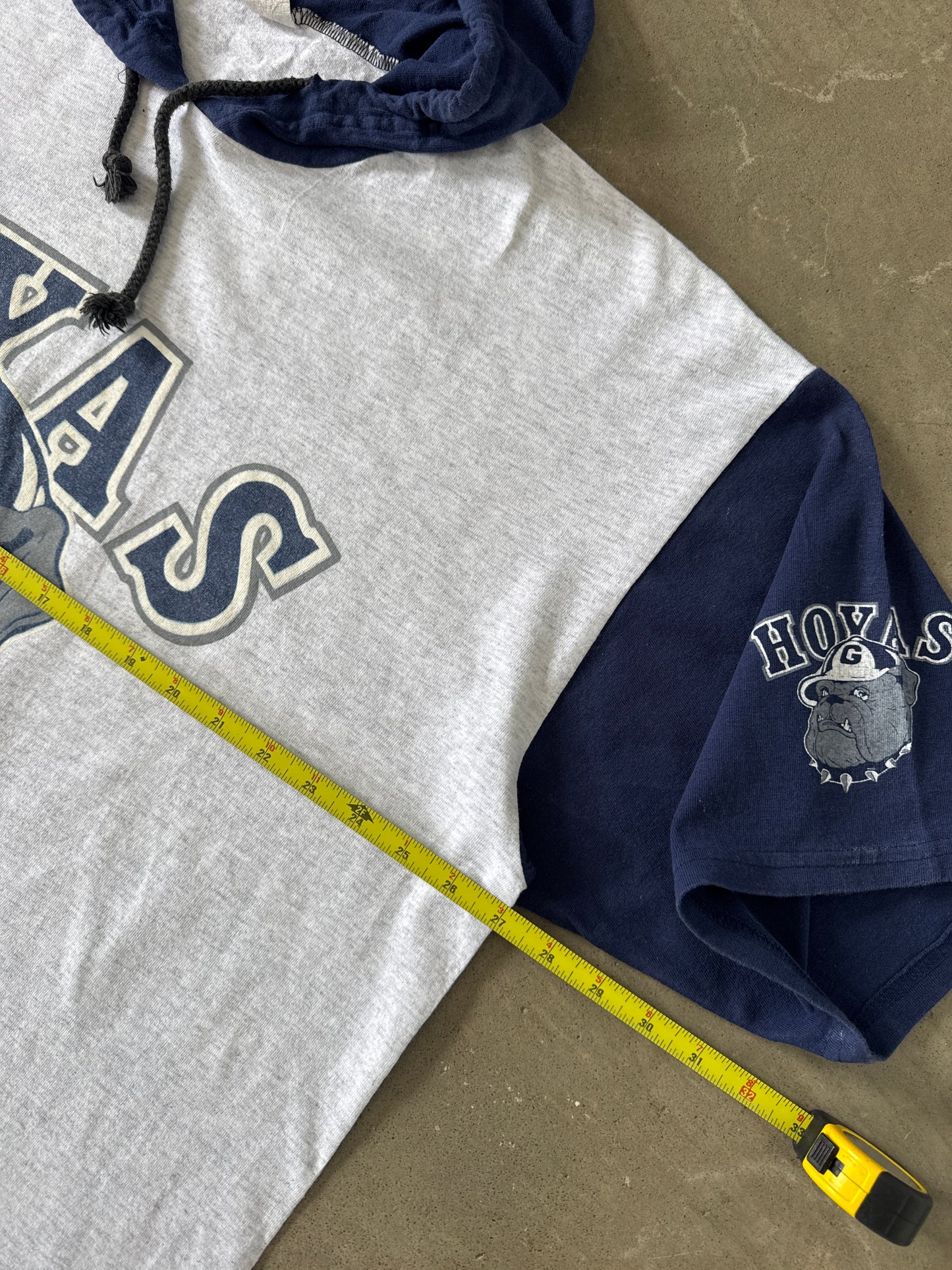Vintage 90s Georgetown University Hoyas Hoodie Tee