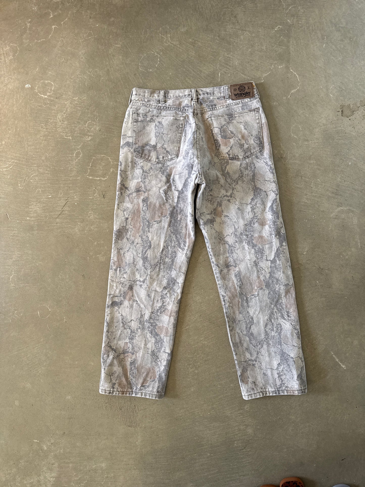 Vintage Wrangler Double Knee Forest Camo Pants